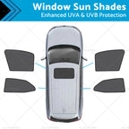 Set of 2 Magnetic Mesh Sun Blind Shades for Toyota Camry (2017–2025)
