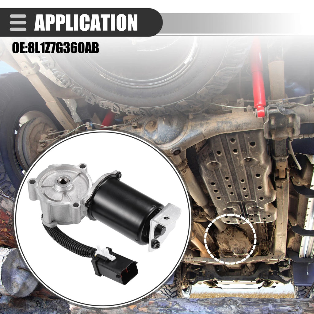Transfer Case Motor for Ford F-150 (2009–2011) No. 8L1Z7G360AB Silver Tone