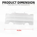 2 x Radiator Louver Guard White for Honda CR125R (1992–1997)