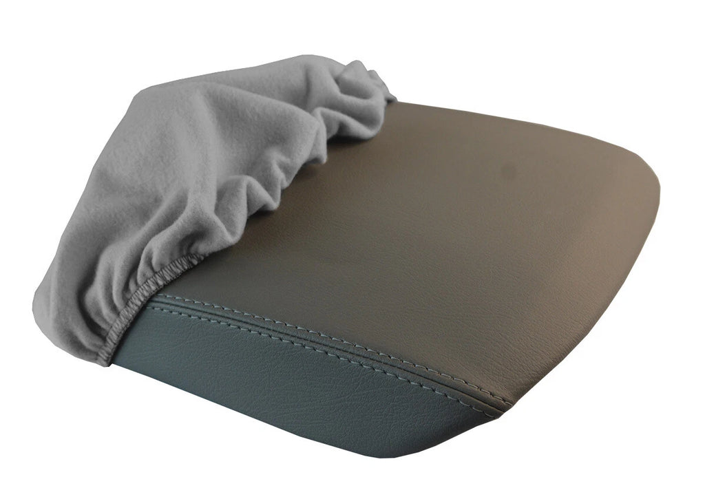 Fleece Console Lid Armrest Cover for Honda Pilot (2009–2015) Gray