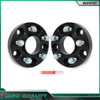 2X 1" Wheel Adapters 5x5 to 5x4.5 for Jeep Wrangler (2007–2018)