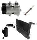 AC Compressor Kit w Condenser for Ford E-350 Econoline 4.9L (1996)