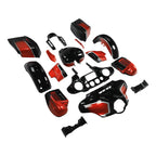 Fairings for Harley CVO Street Glide (2014–2024) Sunset Orange/Sunset Black Fade