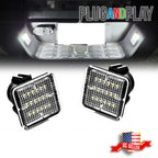 Full LED Black License Plate Lights for Toyota Tacoma/Tundra (2016–2022)
