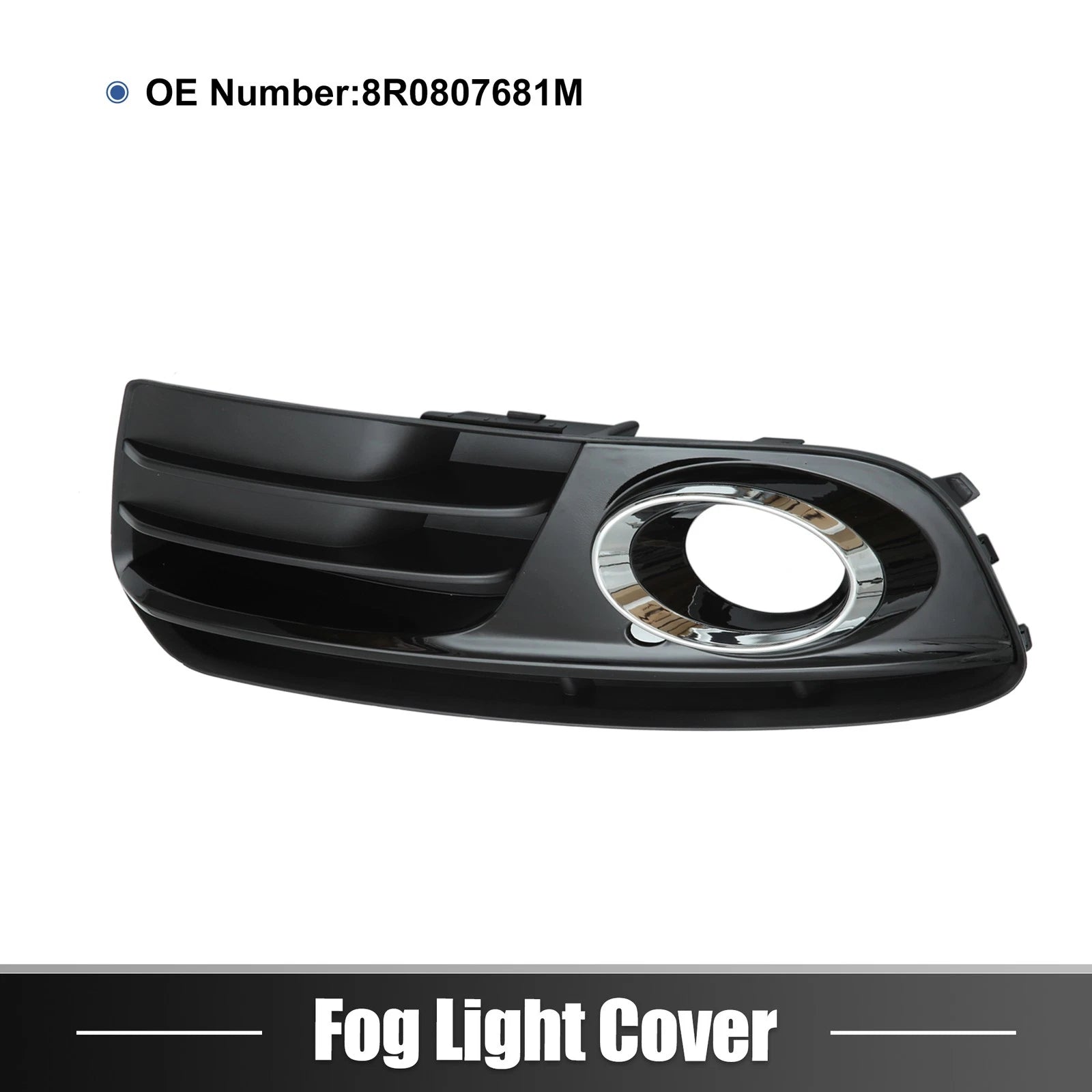 Front Left Fog Light Grille Cover Trim for Audi Q5 (2009–2017) 8R0807681M