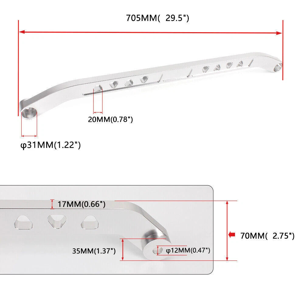 Billet Rear Lower Subframe Tie Bar for Honda Civic (1994–2001) & Integra (1992–1995)