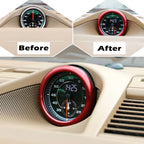 Dashboard Red Center Clock Compass Cover Trim Ring for Porsche 911 (2012–2020)