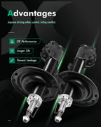 Front Pair Shocks & Struts for Toyota Camry (2004–2006)