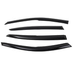 Window Visor Deflector Set for Honda Accord (2008–2012) 4-Door Sedan Black