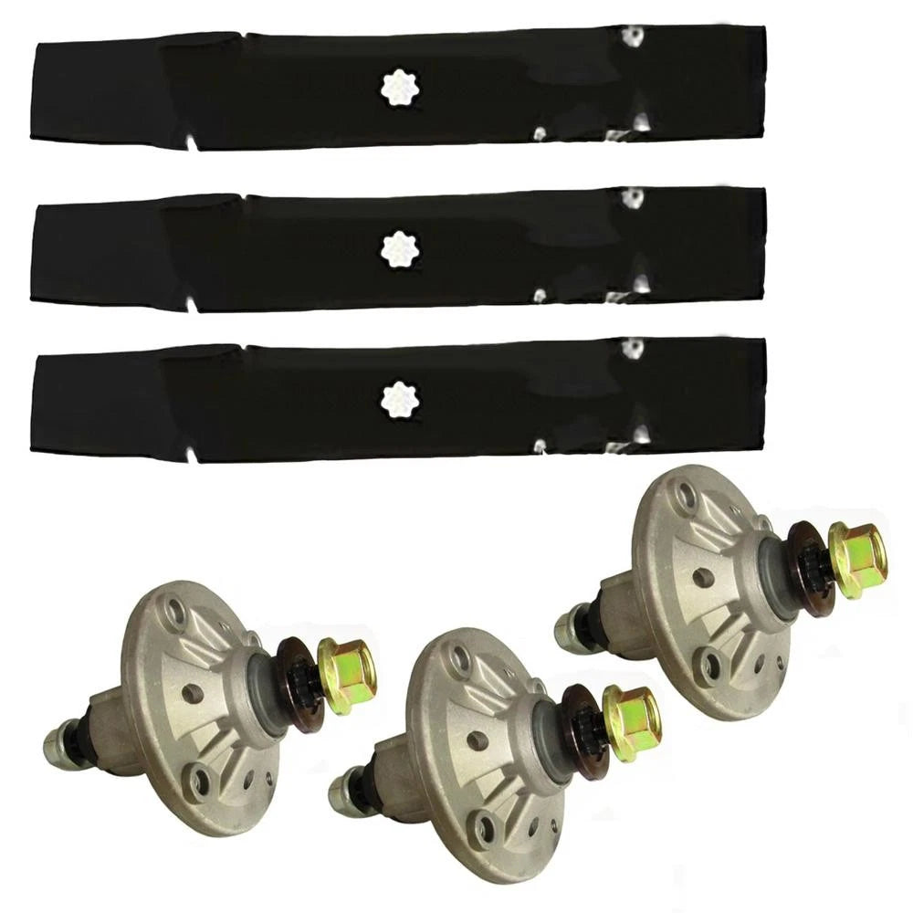 Deck Spindle & Blade Set for John Deere (Replaces 50-2081)
