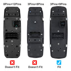 Master Power Window Switch LH for Dodge Ram 1500 2500 3500 (2009–2012)