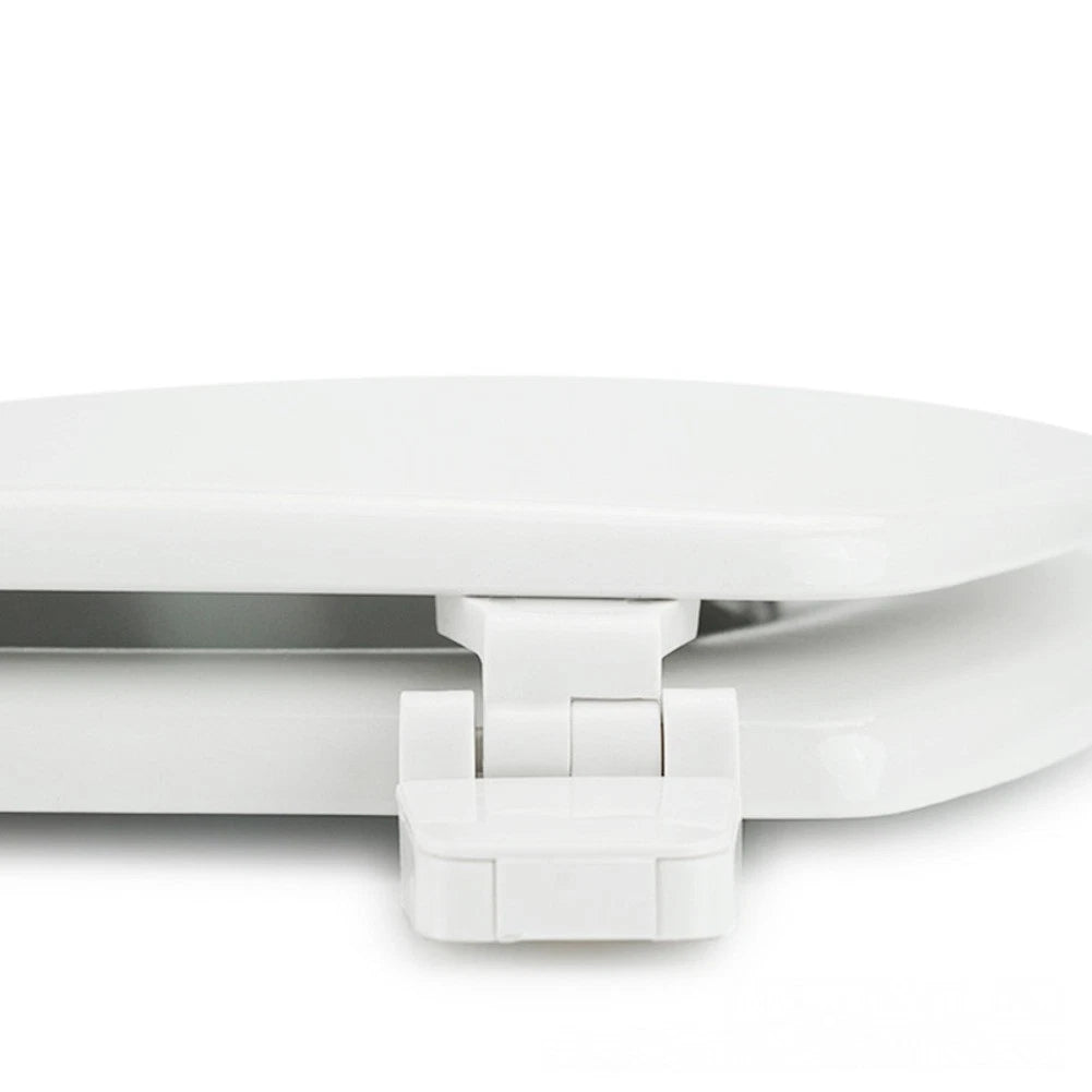Toilet Seat Hinge Kit for RV Marine Standard Toilets (White Plastic)