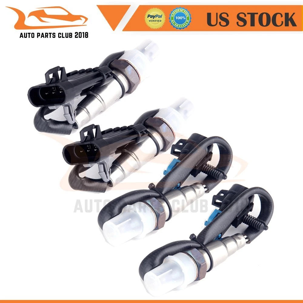 Set of 4 Oxygen Sensors for Chevy Express GMC Savana (2003–2019)