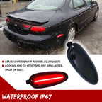 2X Red LED Rear Fender Side Marker Lights for Ford Taurus, Mercury Sable