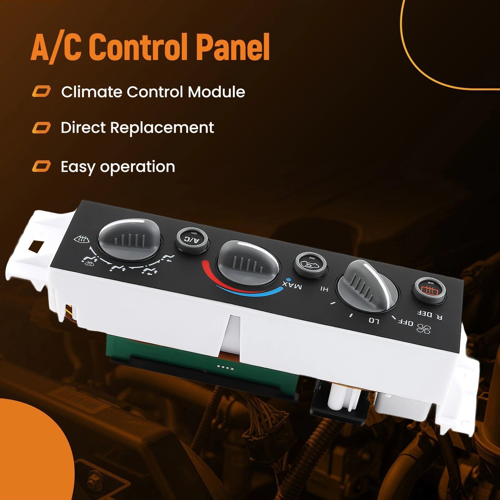 A/C Climate Control Module for Chevy Suburban Tahoe GMC Yukon (1996-2000)