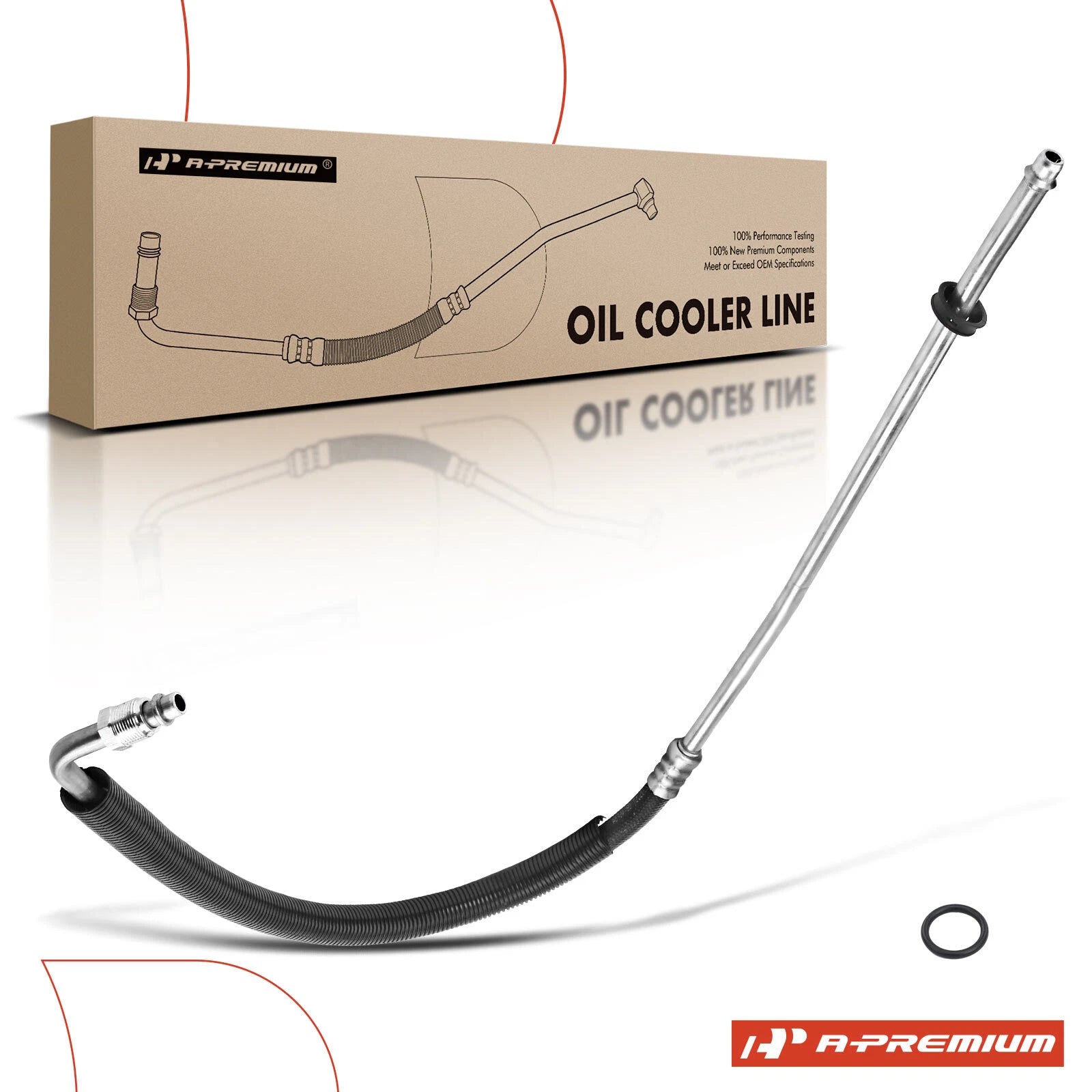 Inlet Lower Oil Cooler Line for Chevy GMC C1500 C2500 (1996–1999)