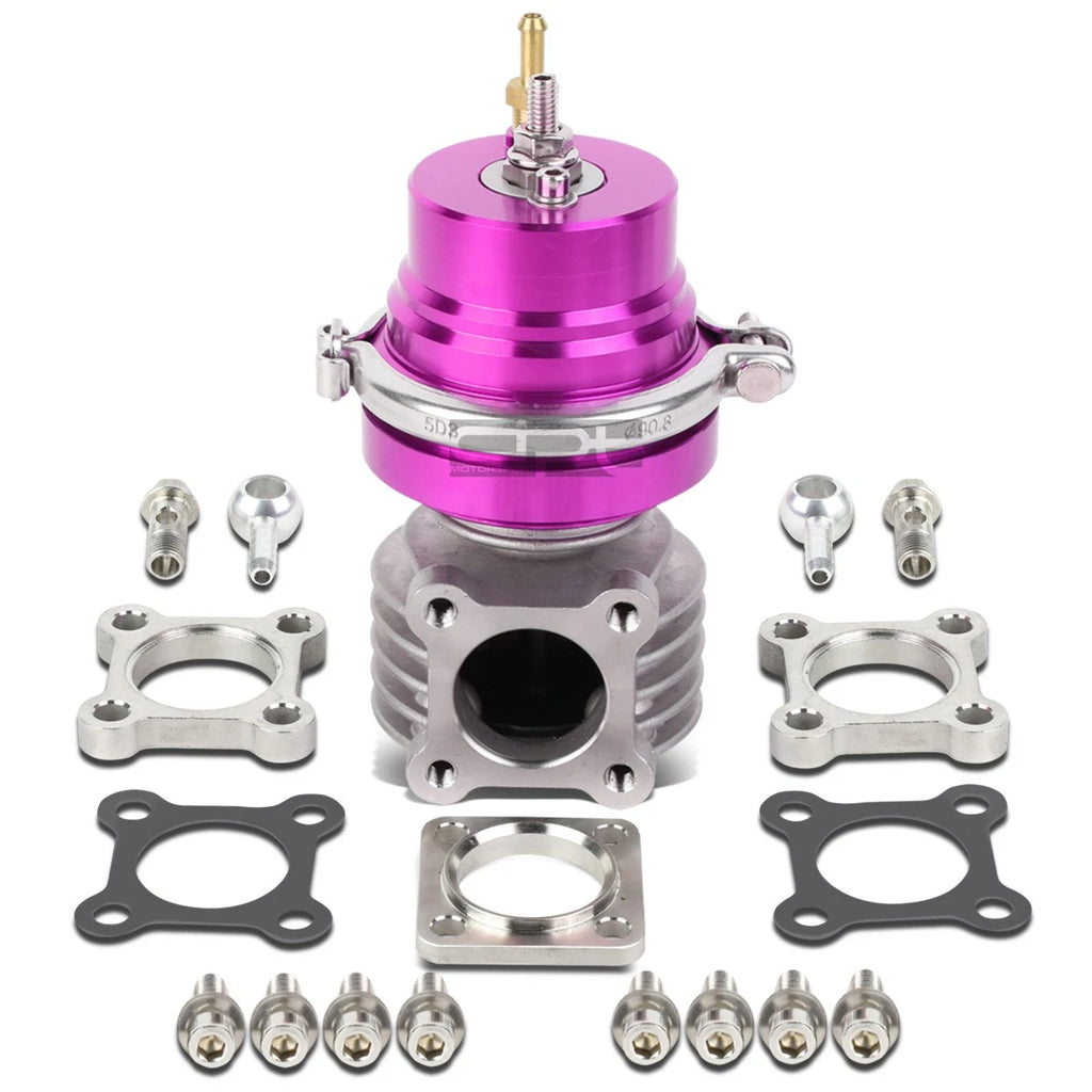 Universal 46mm Turbo 4-Bolt Wastegate Bypass Exhaust + Spring (Universal)