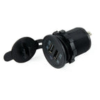 USB Dual Socket 12-24V Vehicle Charger/Data Cable for Yachts