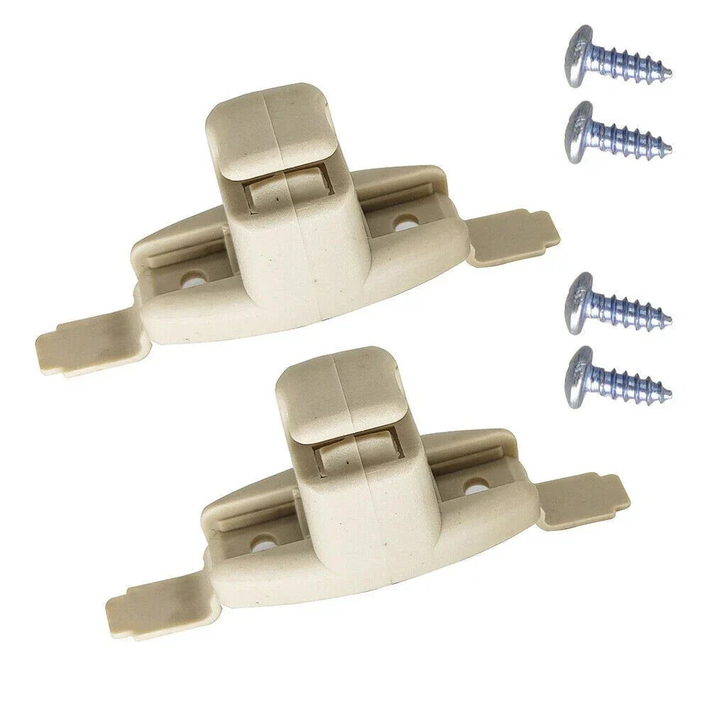 ABS 2x Sun Visor Clip for BMW 3 Series 5 Series 7 Series E46 E38 E39 E53 X5