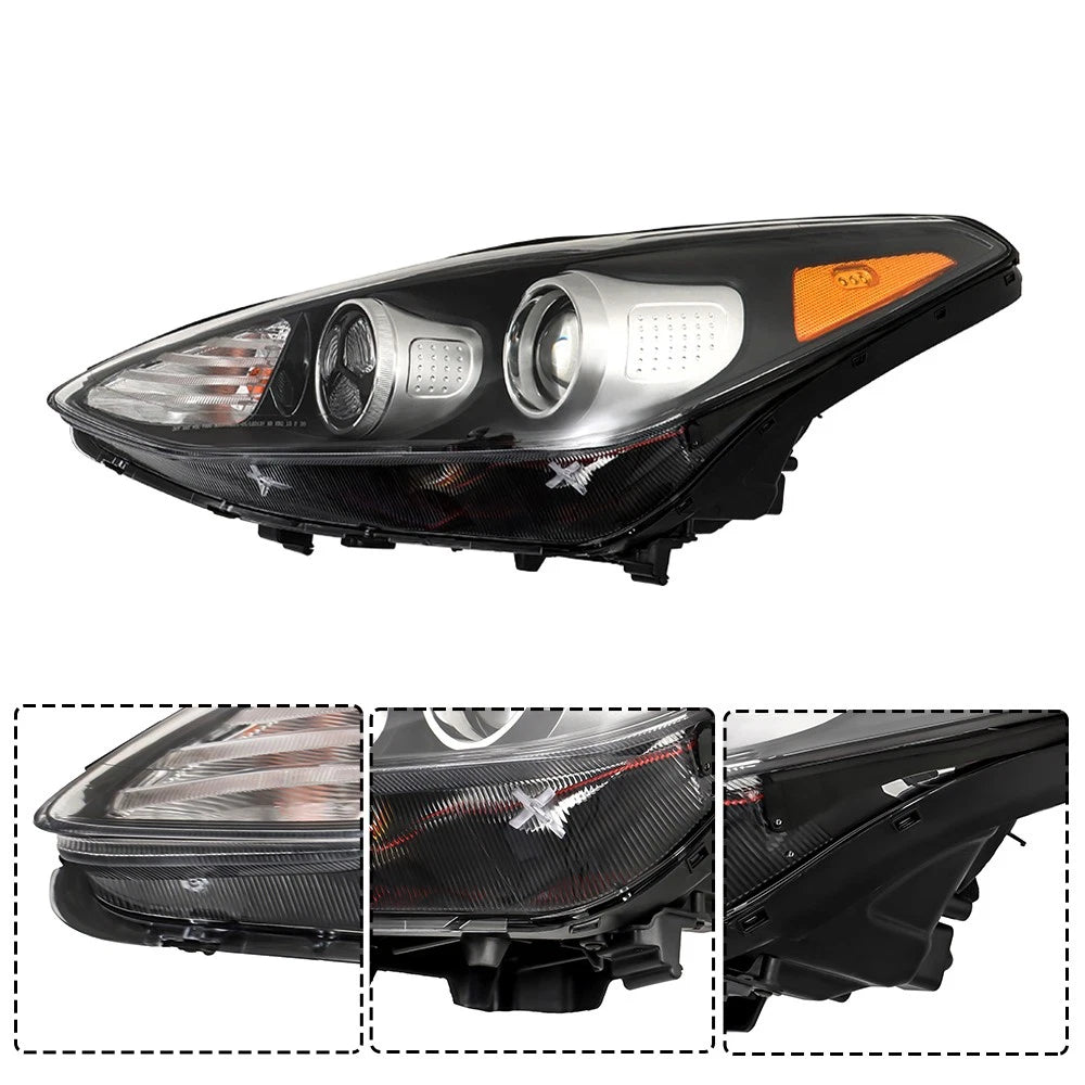 Headlight Assembly for Kia Sportage FWD (2017–2019) with LED DRL