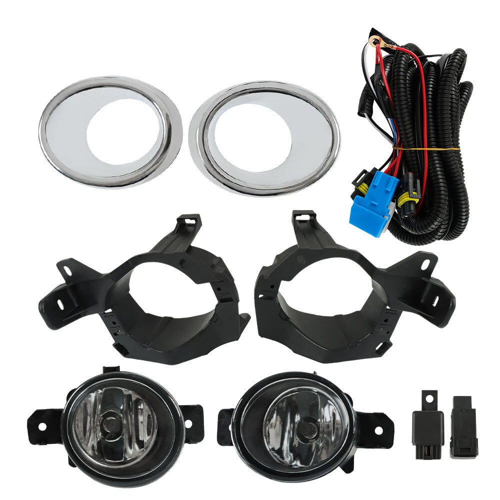 Clear Fog Lights Wiring Switch Kit for Nissan Pathfinder (2013-2016)