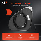 Passenger Manual Mirror Glass for Buick Verano (2012-2017)