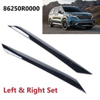 Pair Windshield Pillar Trim Molding for Kia Carnival (2022–2024)