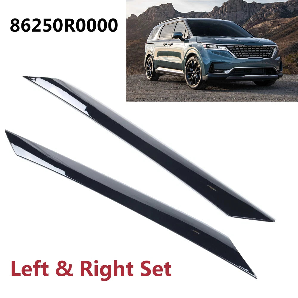 Pair Windshield Pillar Trim Molding for Kia Carnival (2022–2024)