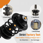 Front Struts w/ Coil Spring Assembly Sway Bars Kit for Honda Odyssey (1999–2004)
