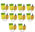 Set of 10 Engine Oil Filters Mann for Audi A3 TT Quattro VW Beetle Golf Jetta (2006–2020)