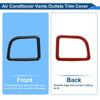 2X Air Condition Outlet Vent Trim Cover Frame for Toyota Supra GR (2020–2023)