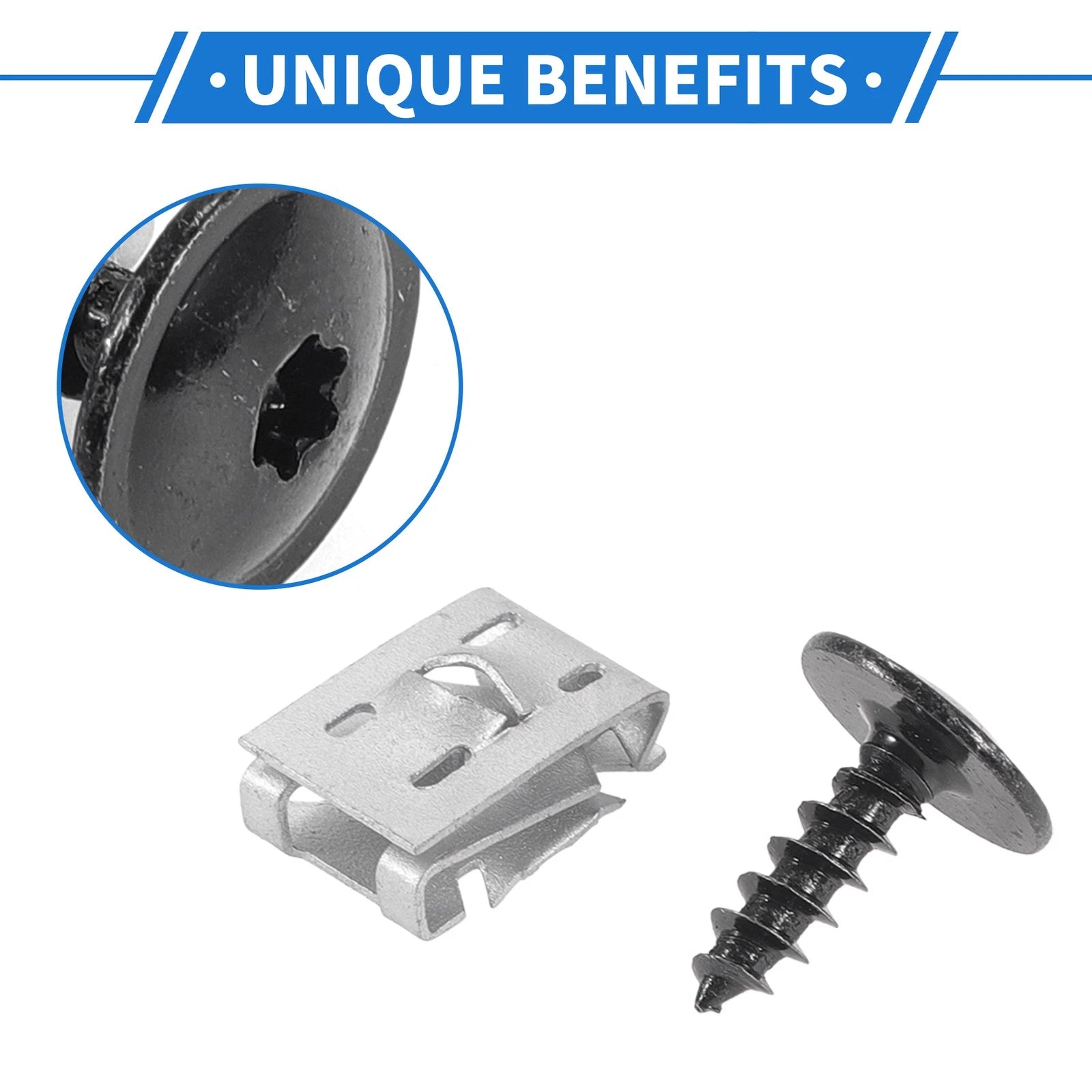 Set of 20 Fender Liner Splash Shield Bumper Cover Screws for VW Alltrack (2017–2019)
