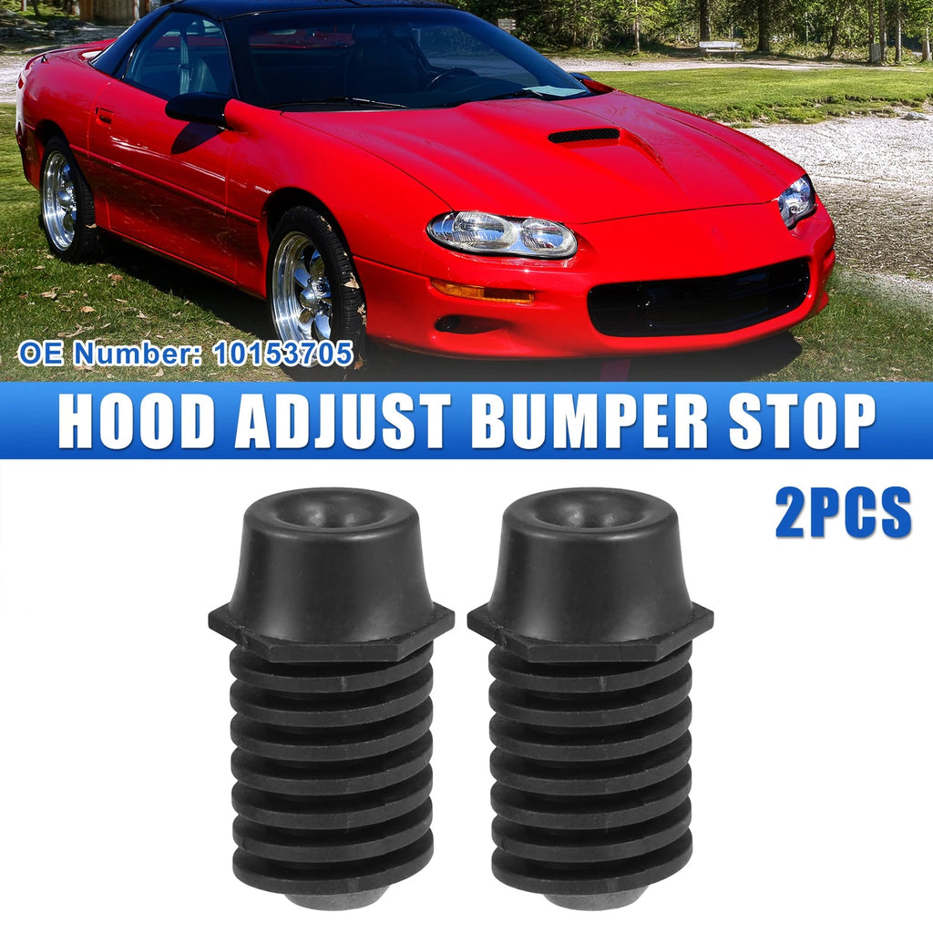 2pcs Rear Hood Adjust Bumper Stop w/ Rubber Cap for Buick Regal  No.10153705