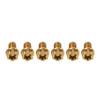 6pcs M6x35mm Titanium Torx Head Flange Screws for Bike Motorcycle