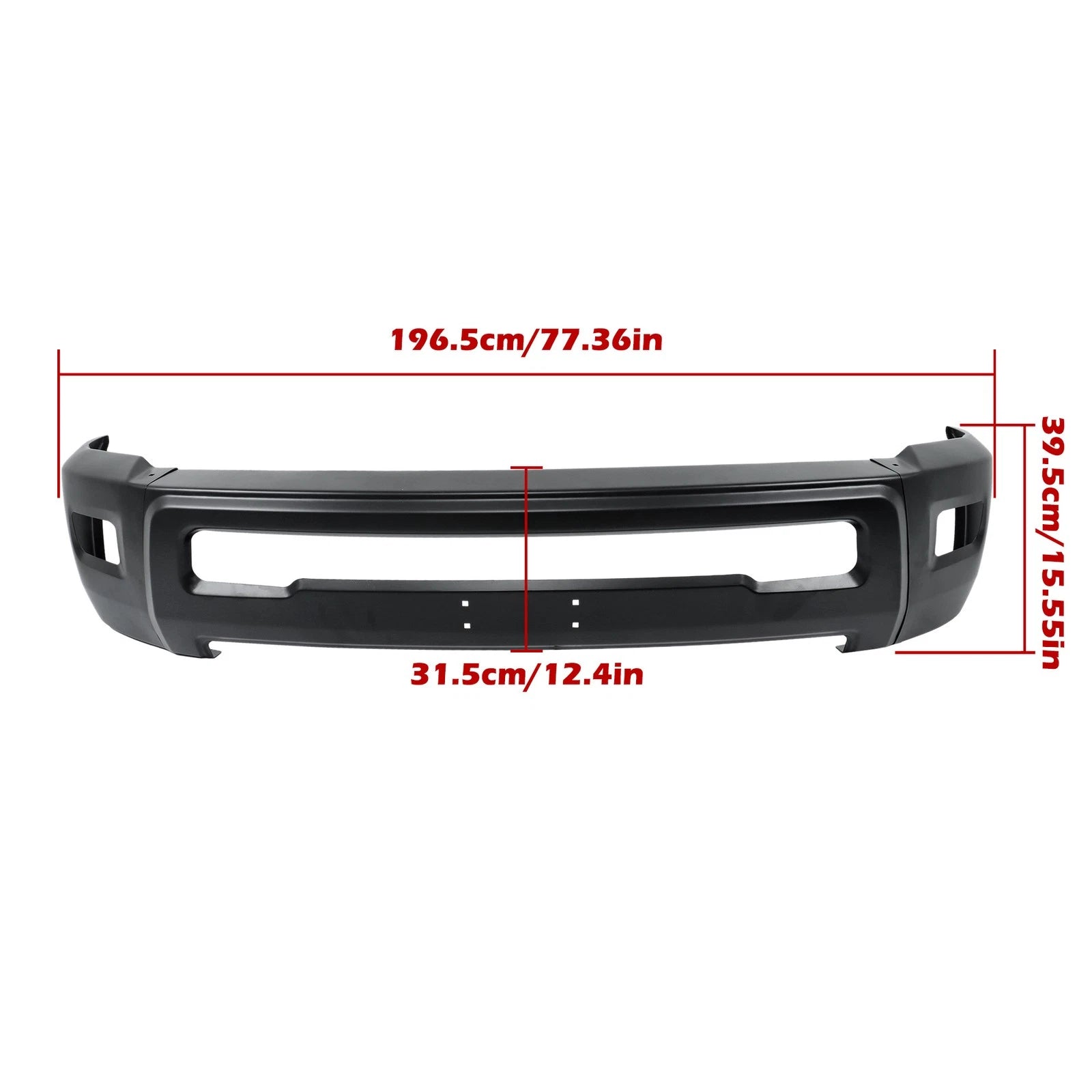 Split Steel Front Bumper for RAM 2500 3500 (2010-2018)