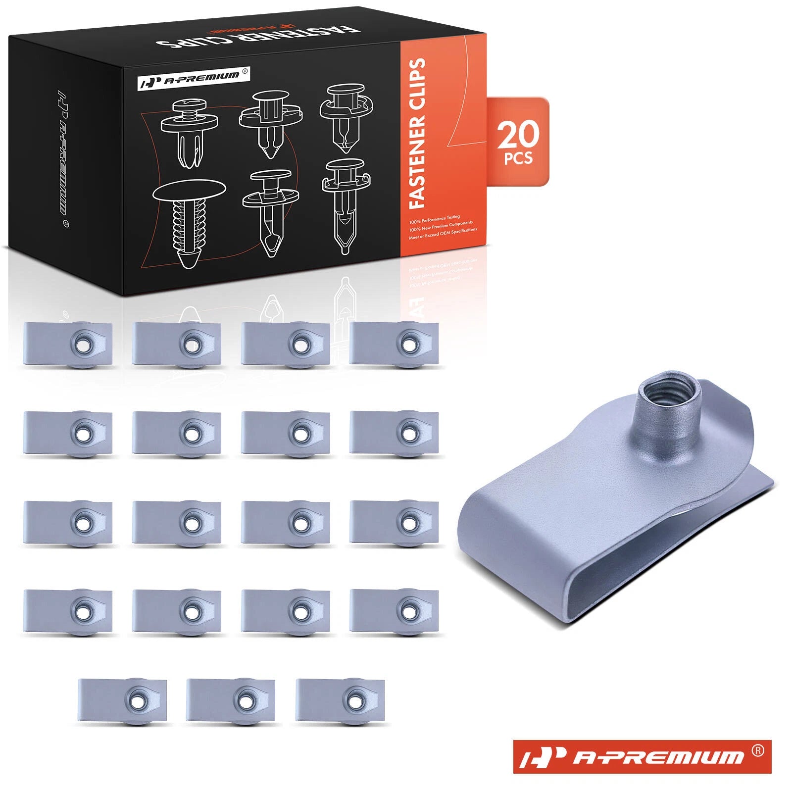 20Pcs U-Nut Zinc for Chevy GMC (Multi-Purpose)