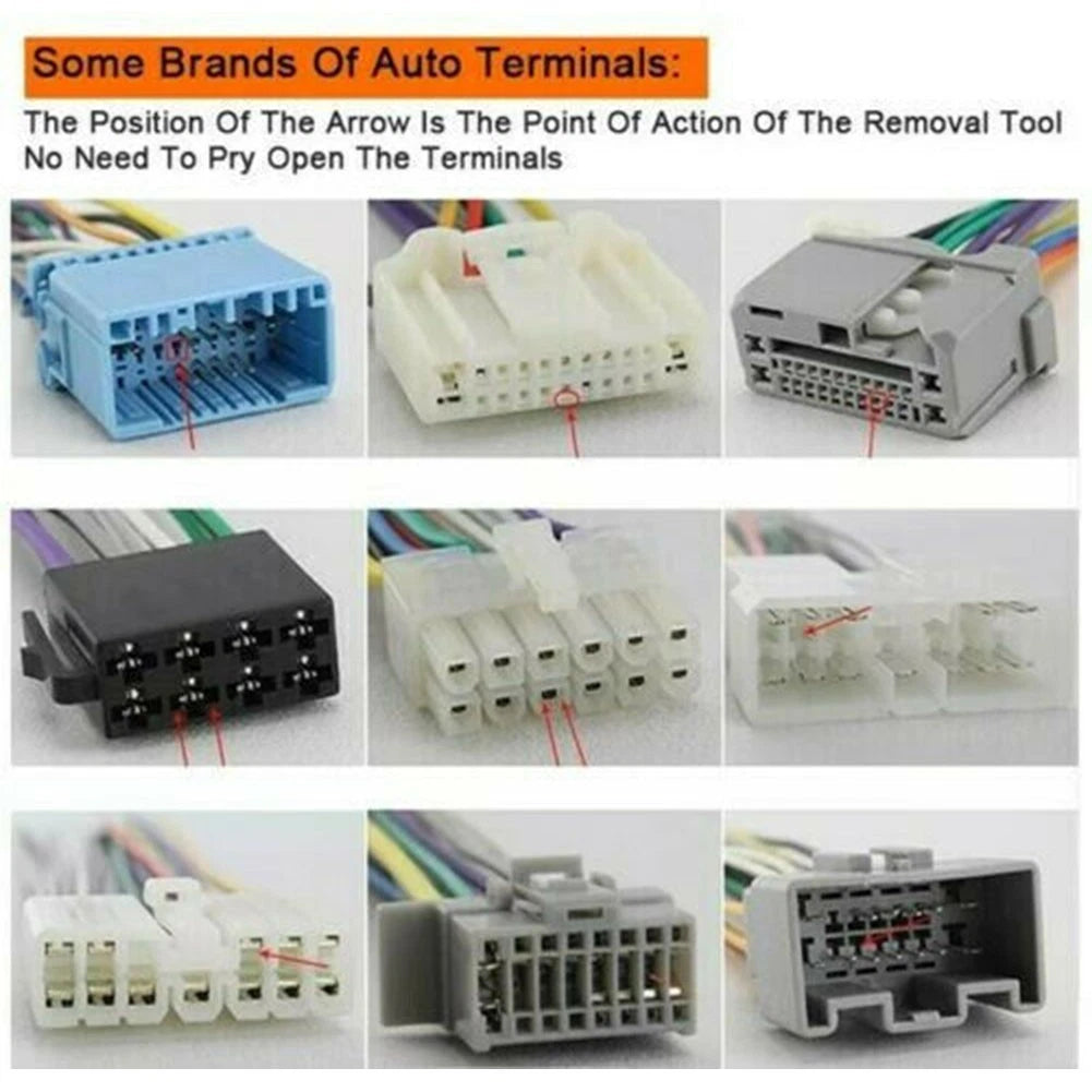 Crimp Terminal Removal Tool Connector Pin Kit for Automotive