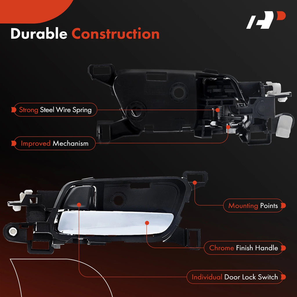 Left Plastic Interior Door Handle for Honda Accord (2013-2017)