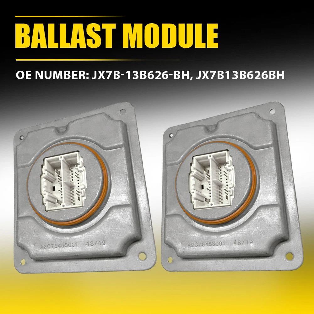 2X JX7B13B626BH LED Headlight Control Module Ballast for Ford F150 F250 (2021–2023)