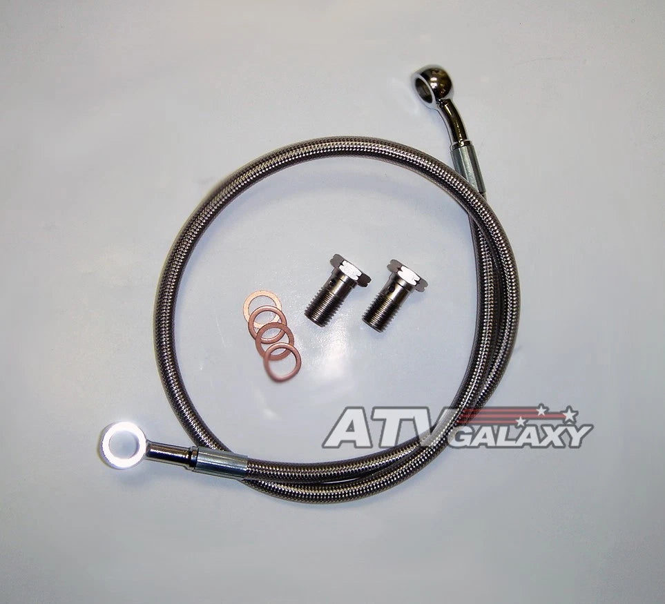 Steel Braided Rear Brake Line for Honda TRX700XX (2008–2012)