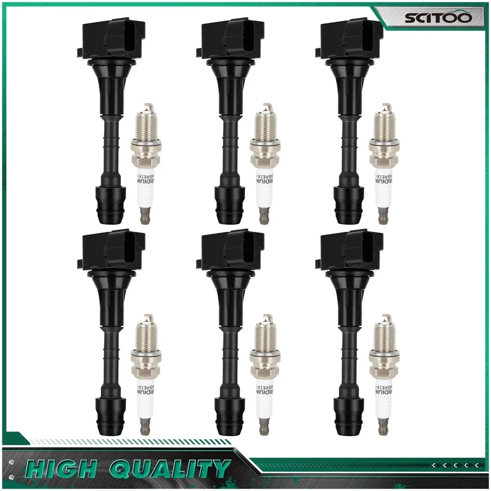 Ignition Coils & Spark Plugs for Infiniti G35 M35 Nissan 350Z (2003–2008)