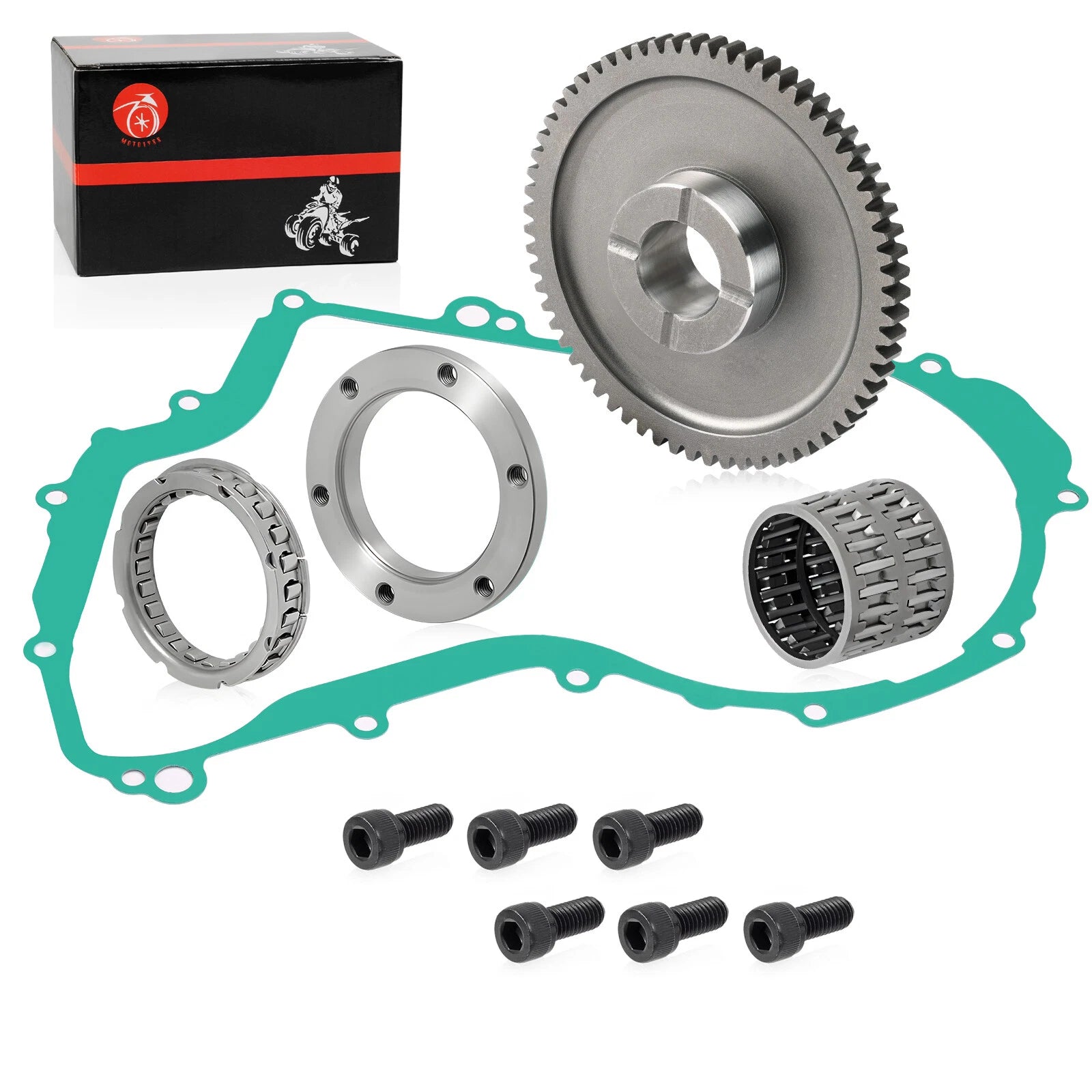 Starter Clutch One Way Gear Bearing for Yamaha YFM400 Big Bear 400 (2000–2012)