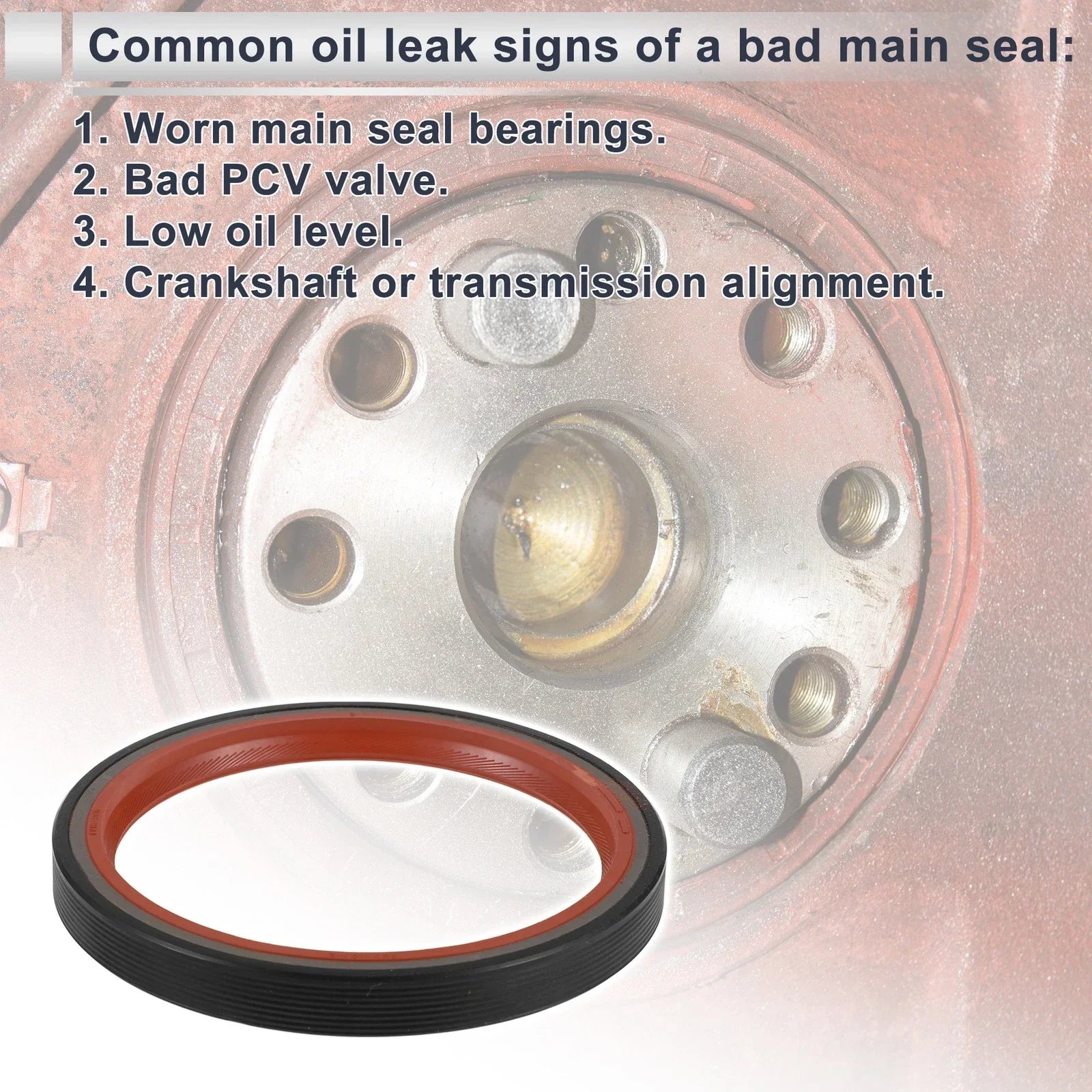 Rear Crankshaft Oil Seal for BMW 120i X3 X5 X6 Z4 (2007-2010)