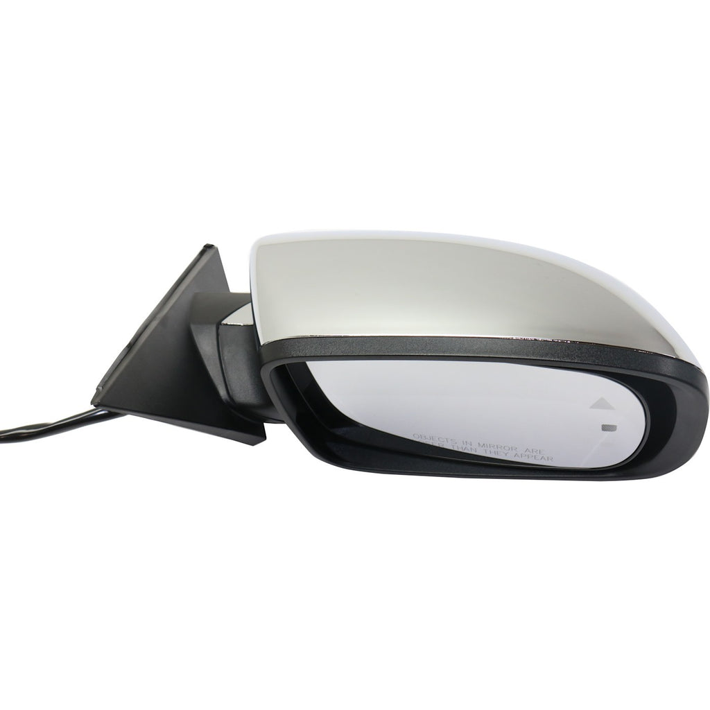 Power Mirror for Chrysler 300 (2011–2018) Right Manual Folding Heated Chrome