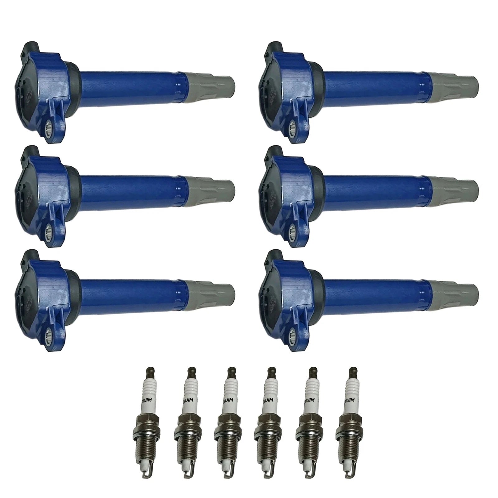 6X Ignition Coil & Iridium Spark Plug for Dodge Chrysler 3.5L 4.0L (2005-2010)