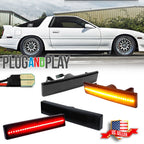 Set of 4 Smoked LED Side Marker Lights for Toyota Supra MK3 (1986–1992)