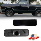 Smoked Lens Front Side Marker Lights for Dodge Ram Truck (1972–1993)