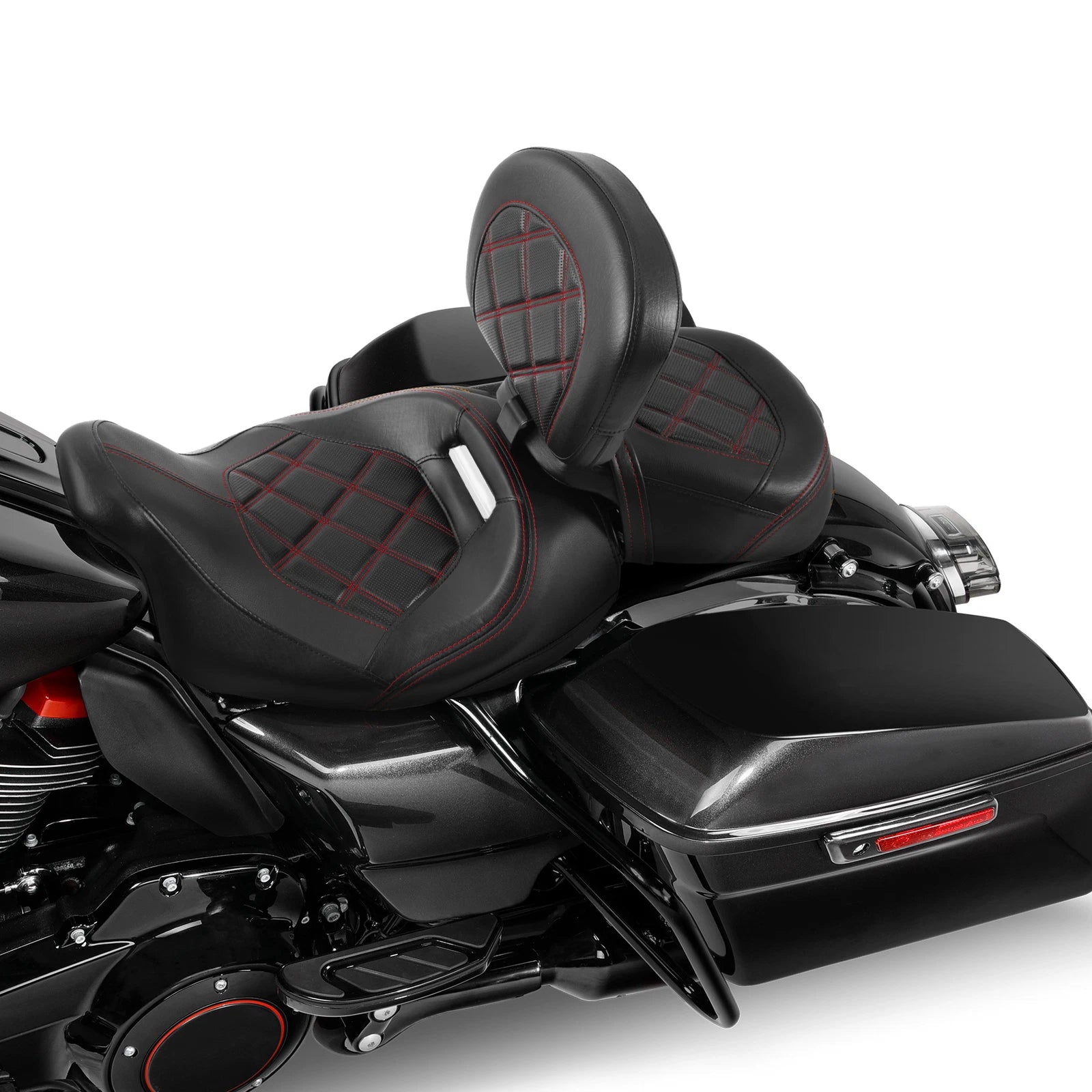 Driver Passenger Seats & Rider Backrest for Harley CVO Road Glide (2009–2023)