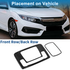 Set of 2 Headlight Trim Bezels for Honda Civic (2023–2024)
