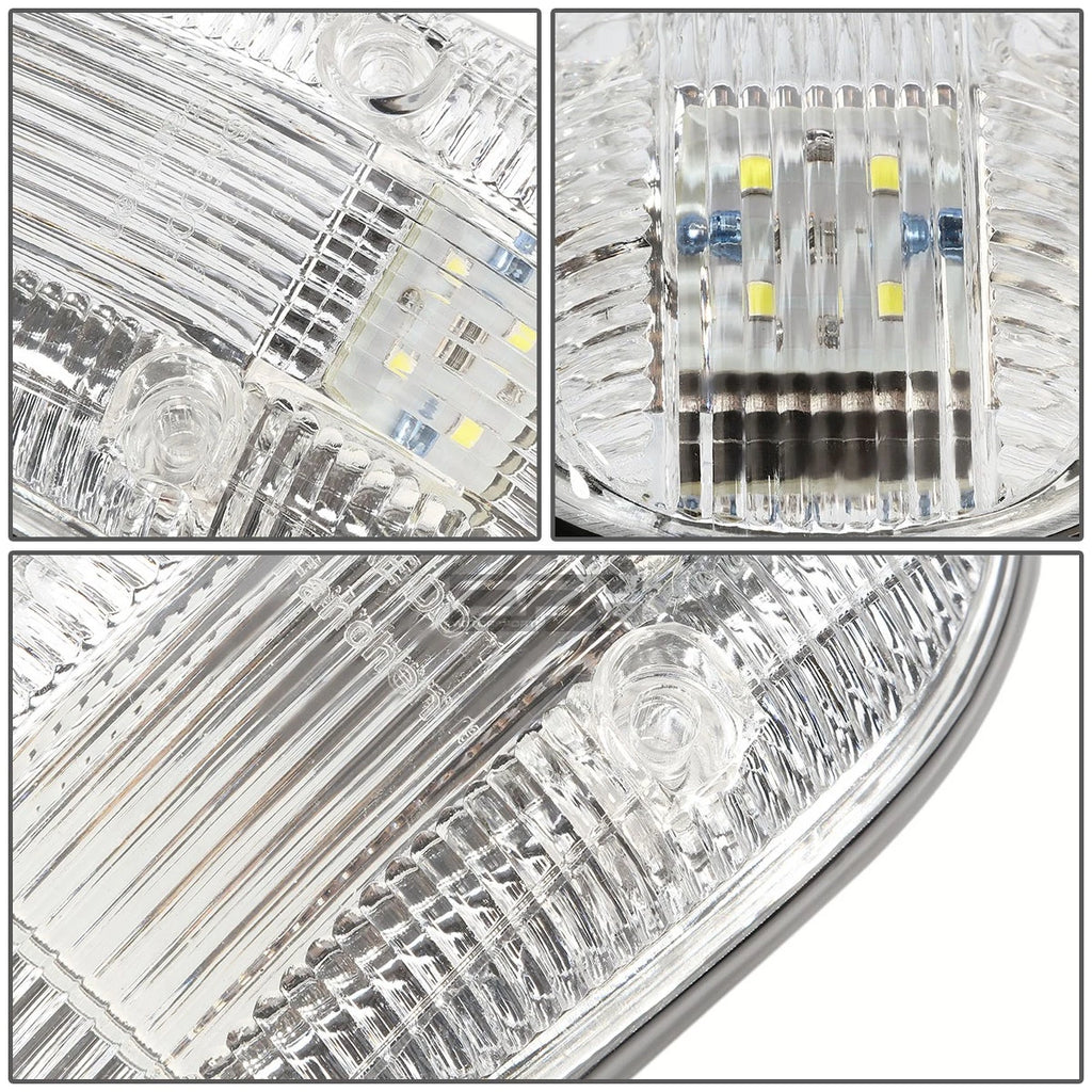5Pcs Chrome Housing Blue LED Cab Roof Running Light for Dodge Ram (1999–2001)